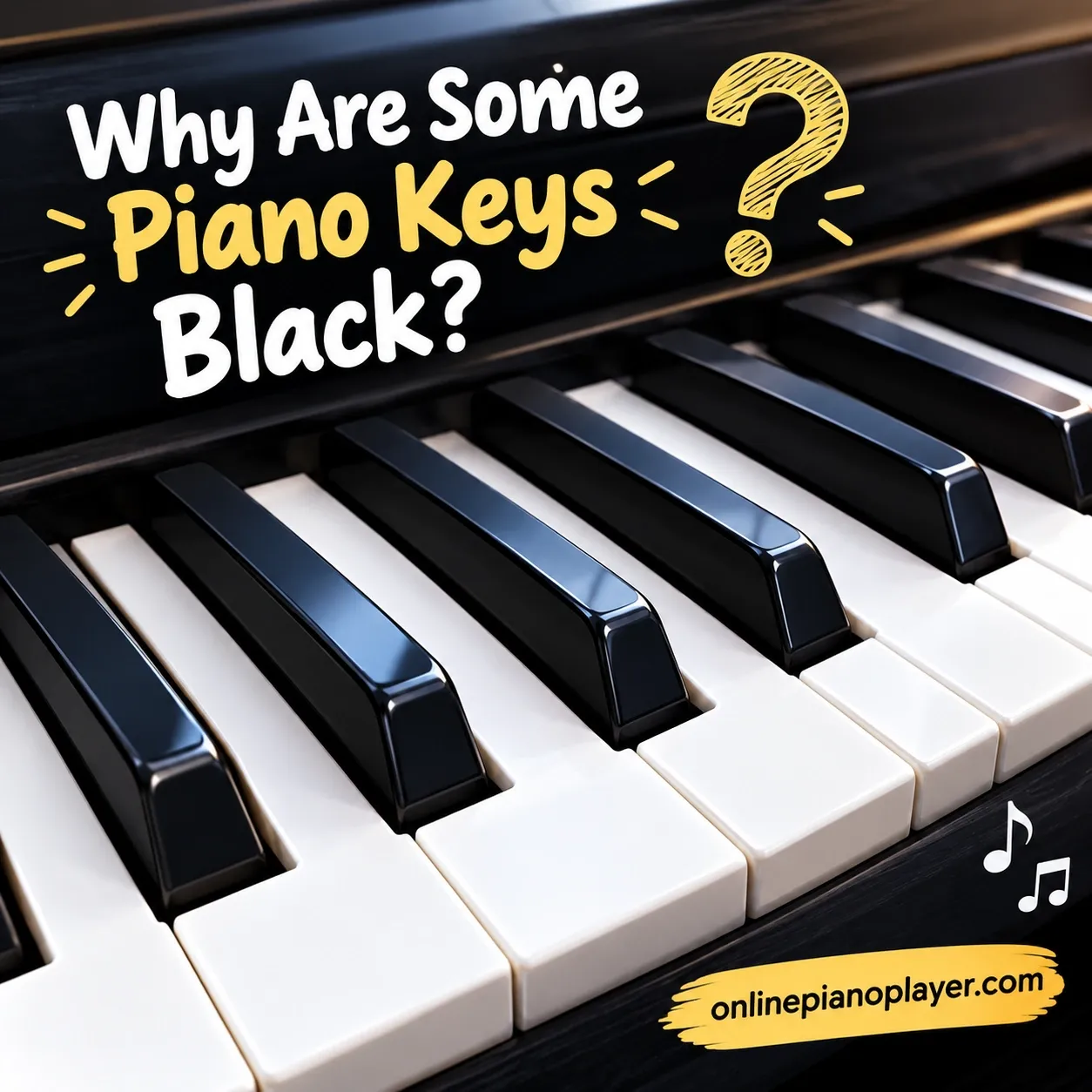 Why Are Some Piano Keys Black?