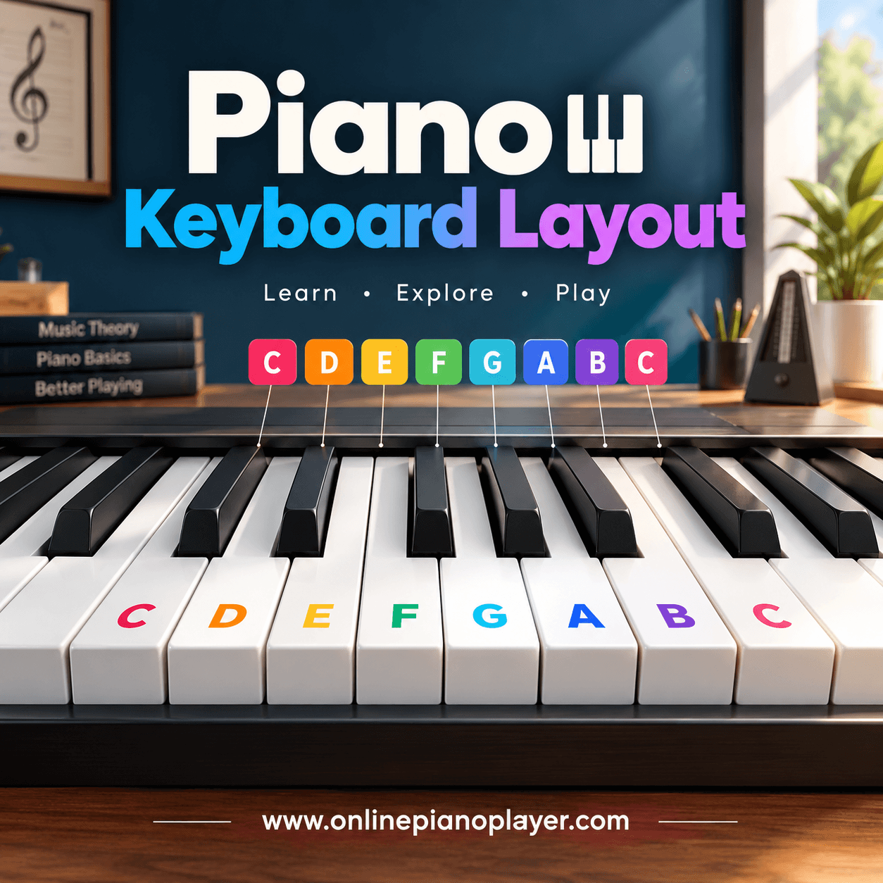 Piano Keyboard Layout