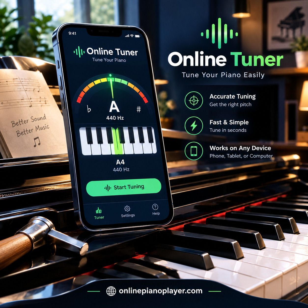 Online Tuner – Tune Piano and Instruments Easily in 2026