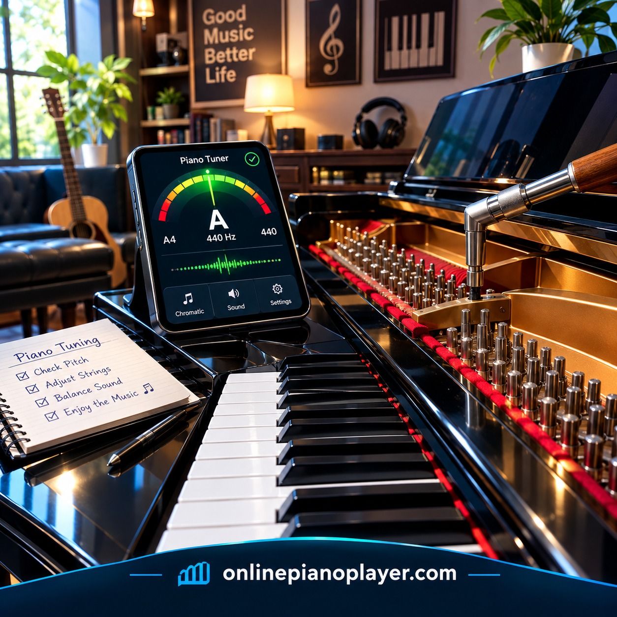 Tuner for Piano
